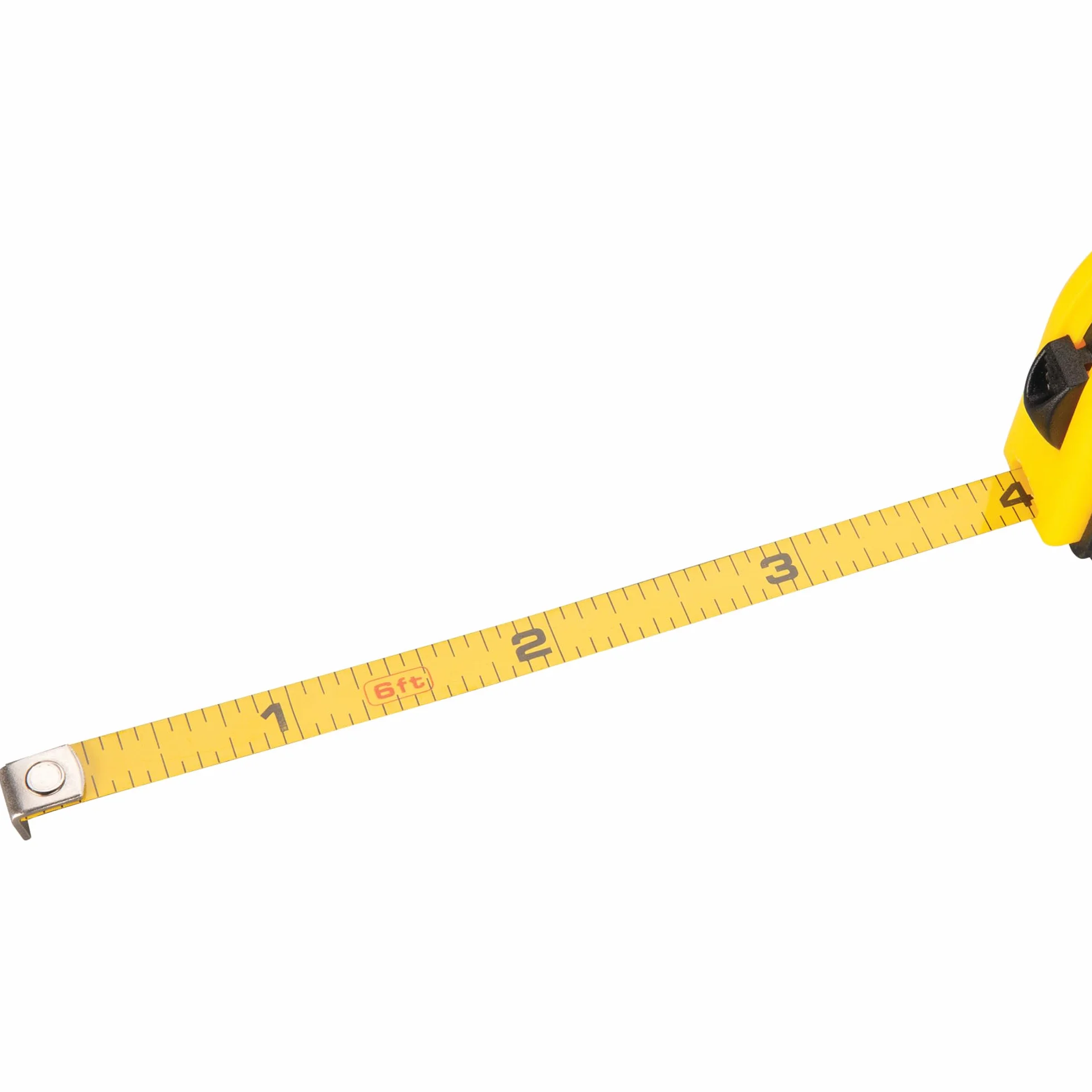 Performance Tool W5006 - Cinta métrica de bolsillo con accesorio para llavero, carcasa duradera para tratamiento áspero