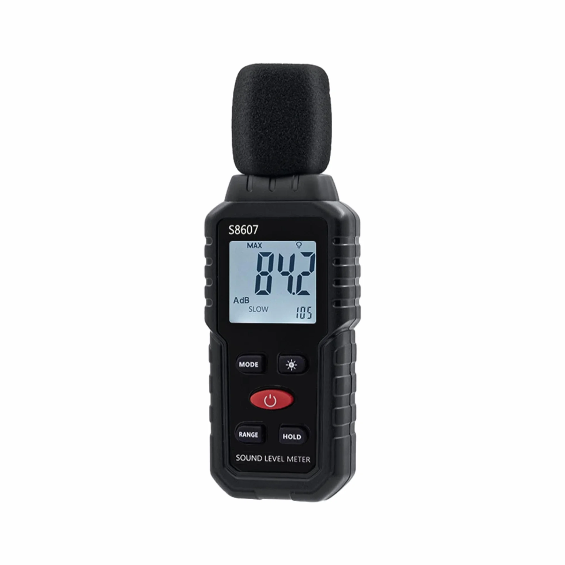 Mcbazel Medidor de Decibelios 30-130dB Pantalla LCD Retroiluminada Portátil