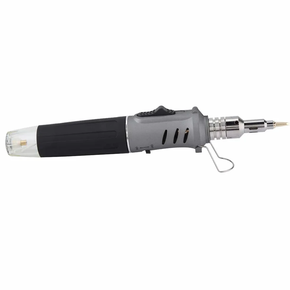 Soldador de gas, MAGT HS-1115K 10 en 1 Butano Soldador de gas Cola transparente Kit de antorcha de soldadura inalámbrico portátil
