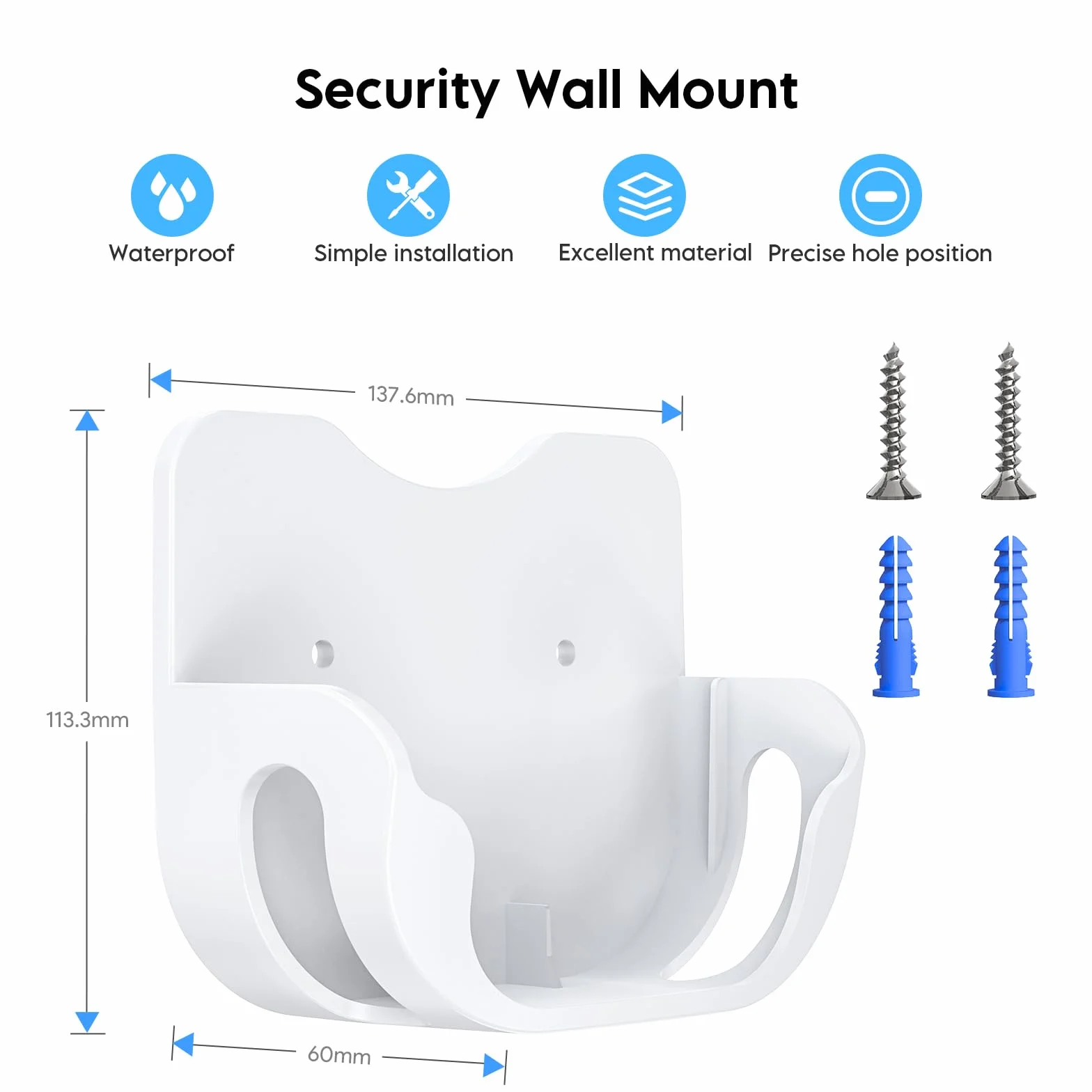 XLTTYWL eero 7 Kit de montaje en pared optimiza el espacio y los accesorios de gestión de cables, compatible con Extender de malla de doble banda Wi-Fi 7