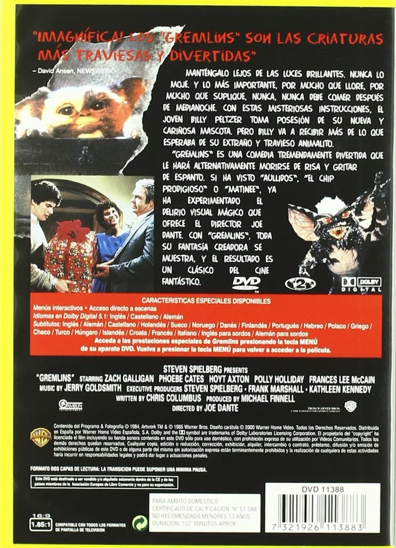 Gremlins DVD