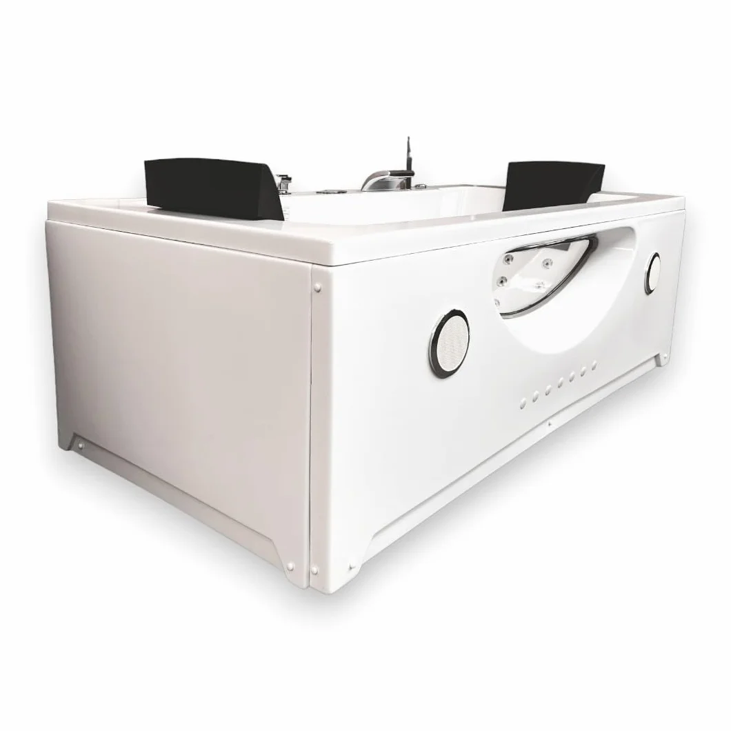 GRAFICA MA.RO SRL Spa con hidromasaje 180 x 90 cm Modelo Bañera Armonía esquina del baño con cromoterapia Nuevo 2 personas para
