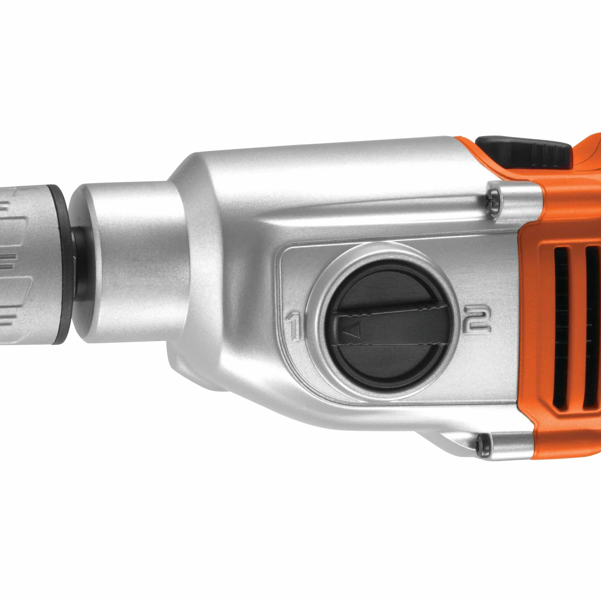 BLACK+DECKER Taladro percutor 1100W, 2 velocidades mecánicas, acción de percusión, sistema reversible, tope de profundidad, empuñadura antideslizante, incluye maletín y accesorios, KR1102K-QS