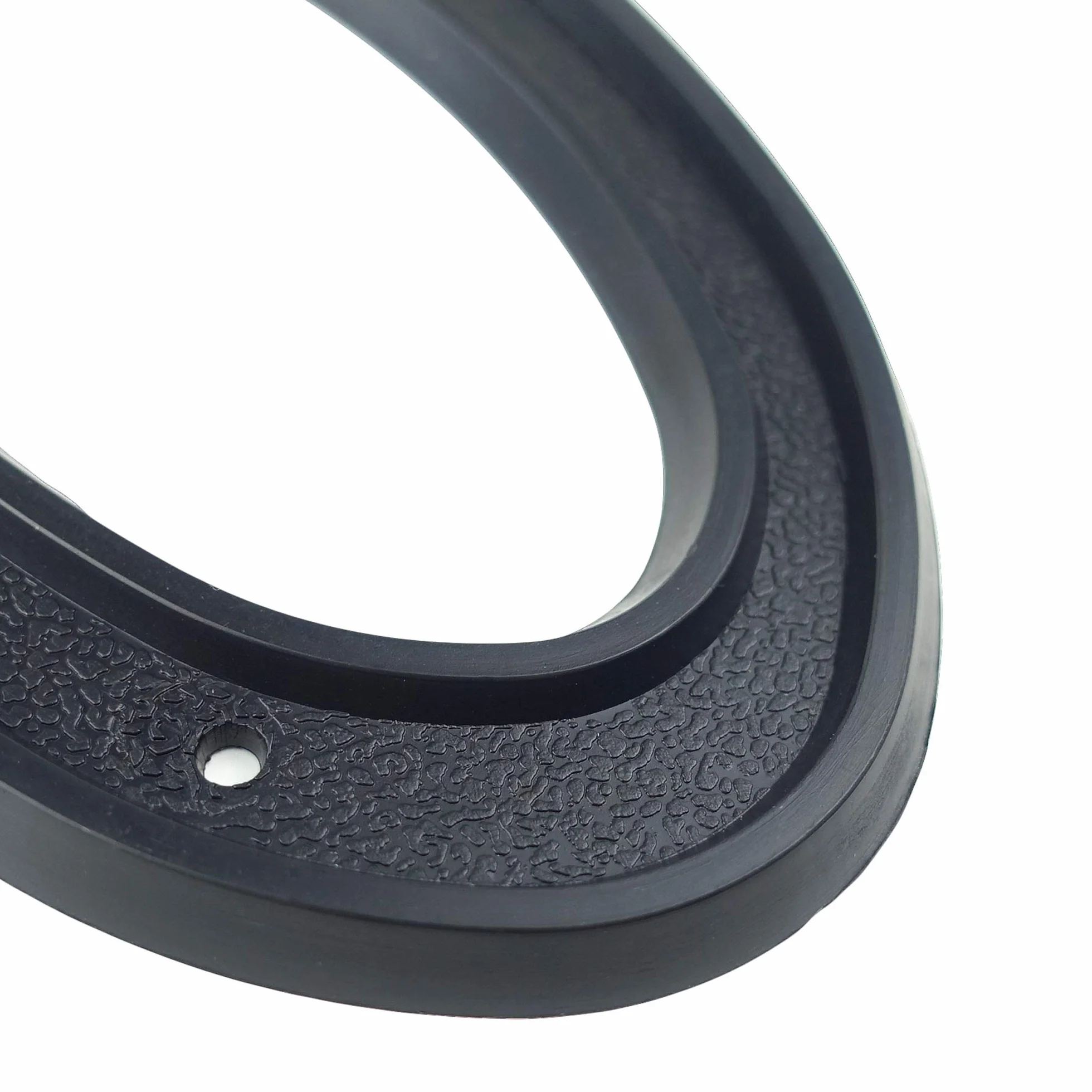 HASWARE Número de casa de 5.5 pulgadas (139mm) Números de puerta modernos Números de dirección de casa de calle, Plástico ABS negro (1)