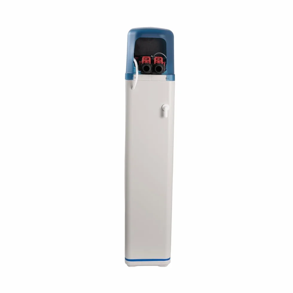 Aqmos R2D2-72 - Sistema de endurecimiento de agua con kit de conexión de 1" y bloque de montaje de 1" | Ablandador de agua para hogares de hasta 7 personas | Sistema de descalcificación