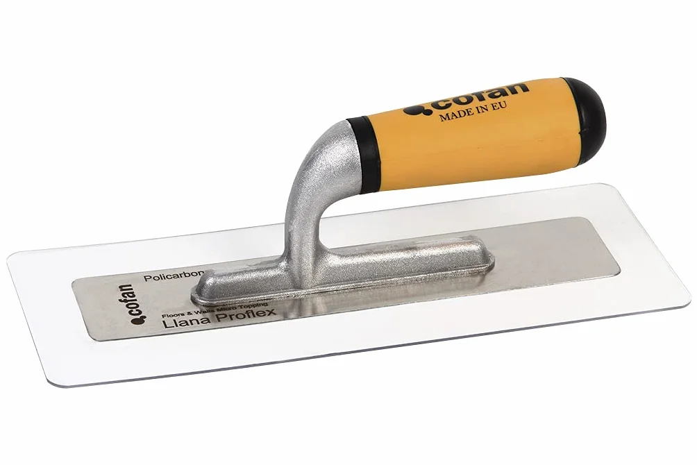 Llana Proflex de policarbonato en Acero INOX. y Aluminio | Mango Bicomponente | Herramienta de construcción