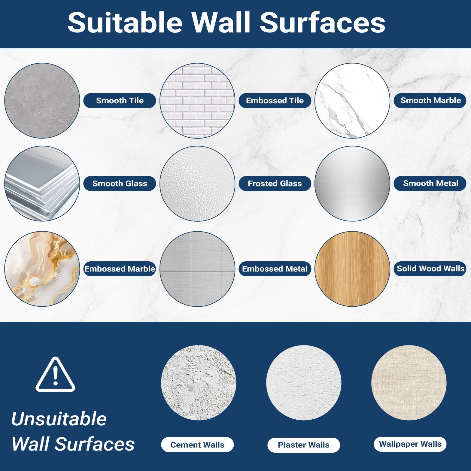6 Ganchos Adhesivos para Pared Colgadores Adhesivos sin Taladro de Acero Inoxidable 304 con Soporte 10kg Adhesivo 3M Resistente al Agua y óxido para Baño Cocina y Sala Negro 4.5x4.5x2.7cm