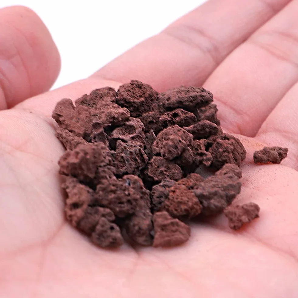 Gránulos de Roca de Lava 240g 3-5 mm para Cuencos de Fuego, Fogatas, Chimeneas
