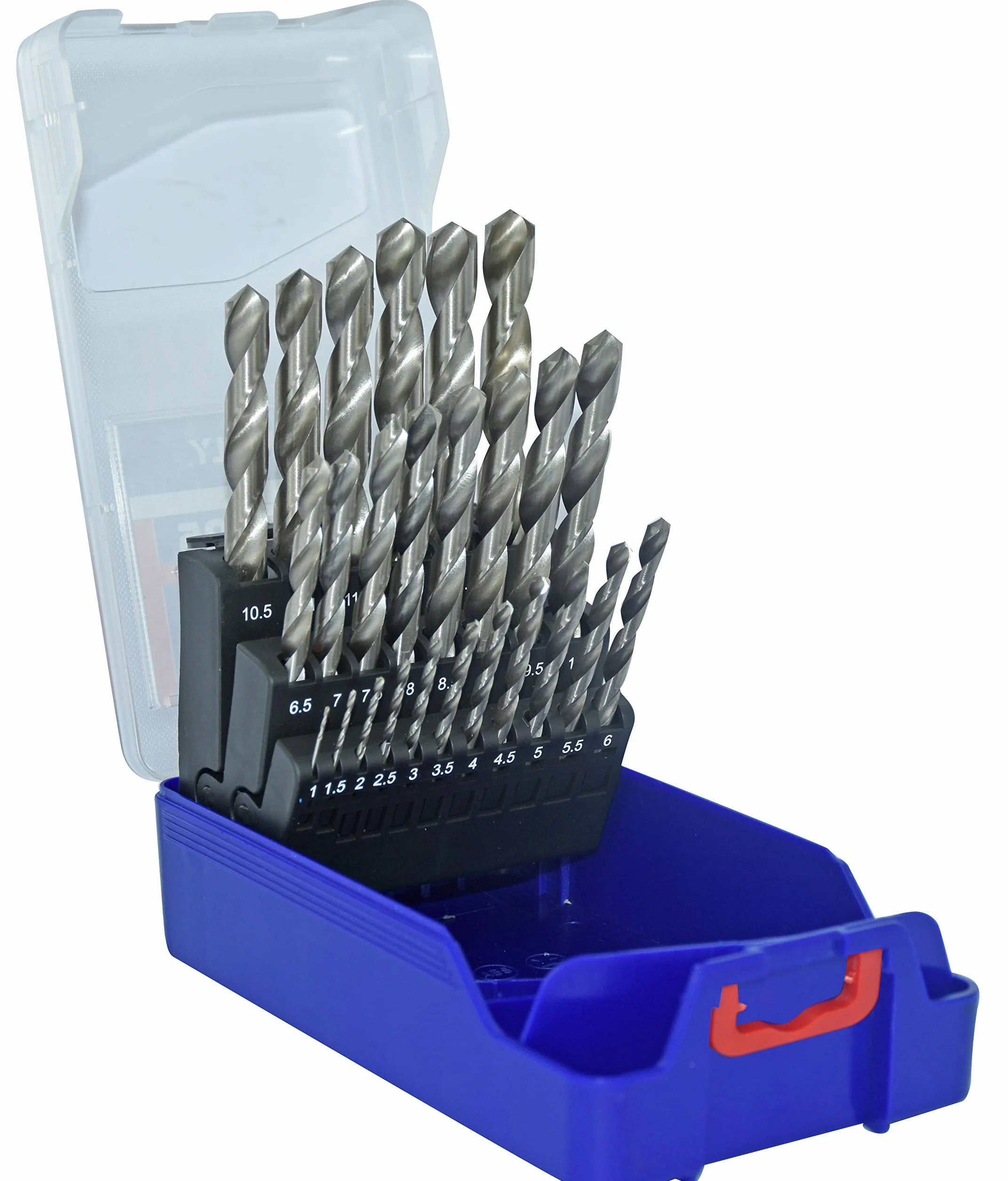 Tivoly 11452070017 - Caja de 25 brocas para metal HSS (diámetro 1 a 13 mm, 0,5 mm)