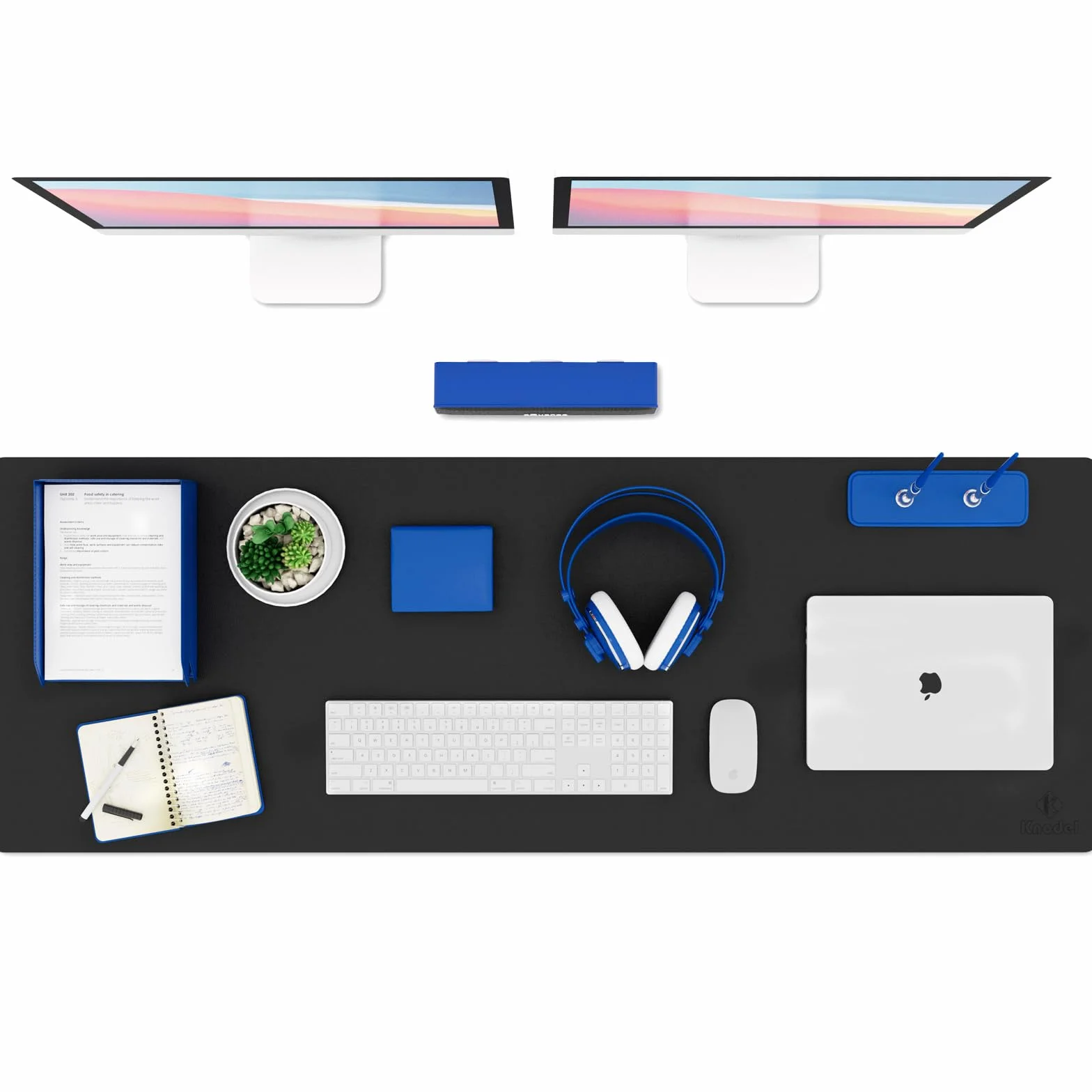 Knodel Almohadilla de escritorio de PVC impermeable para laptop