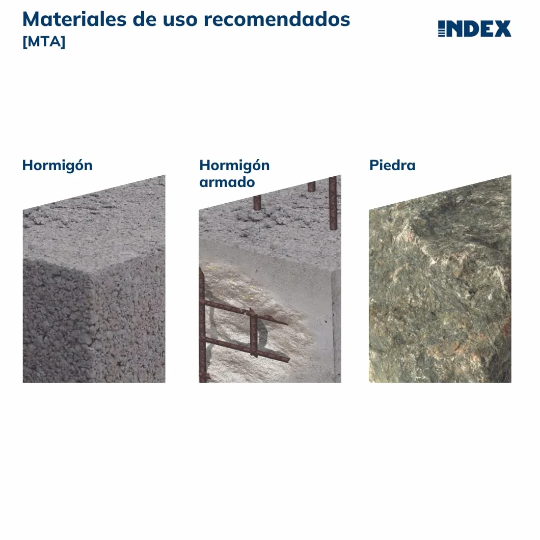 Index Fixing Systems AM16170 [MTA] Anclaje macho para cargas altas. Zincado 170 Ø16, Gris, M16 x 170 mm, diámetro de 16 mm, Set de 25 Piezas