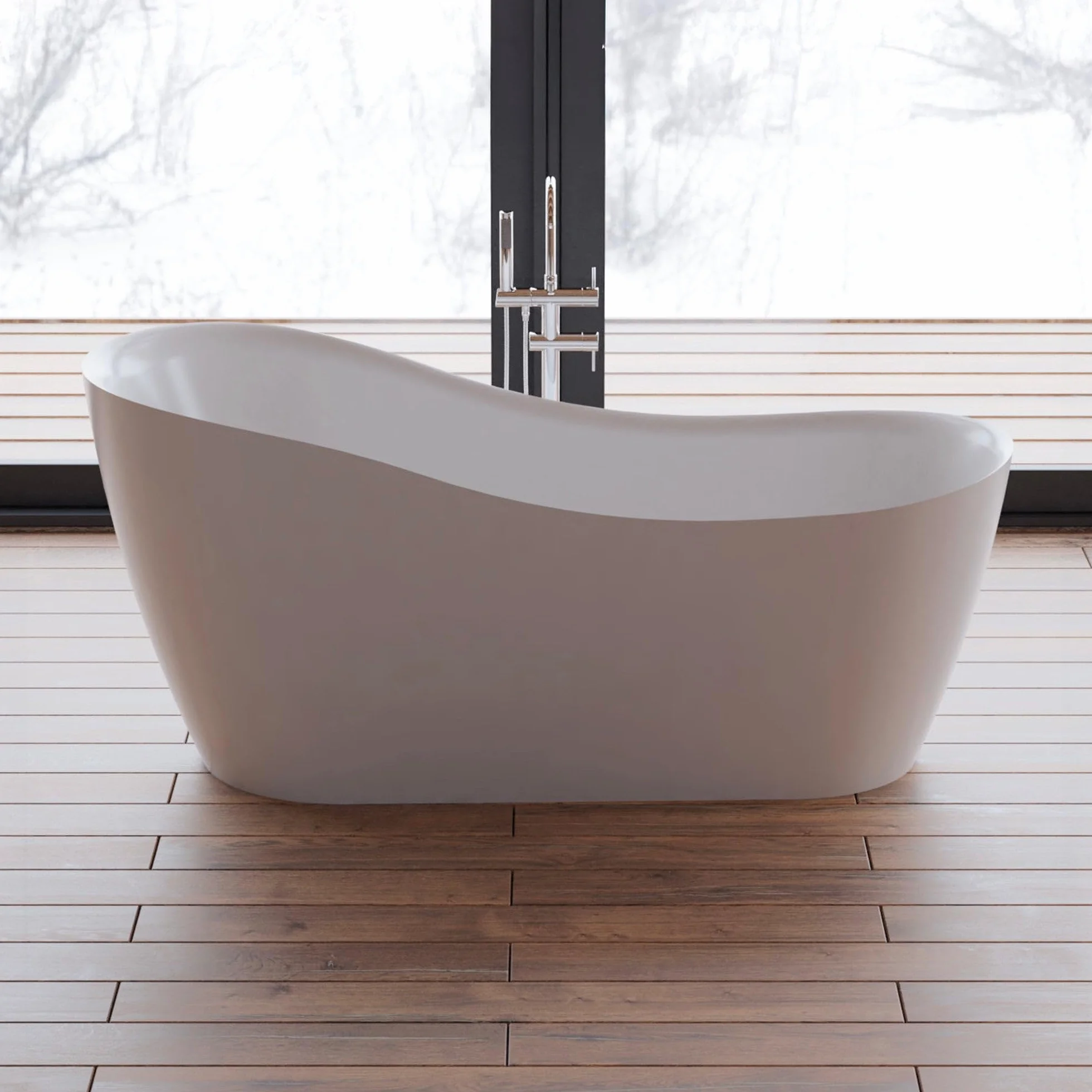 SPALINA Jazz - Bañera exenta Rectangular L. 170 x l. 78 cm