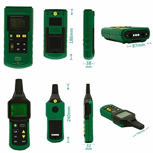 MASTECH MS6818 - Detector de cables multifunción (12 ~ 400 V)