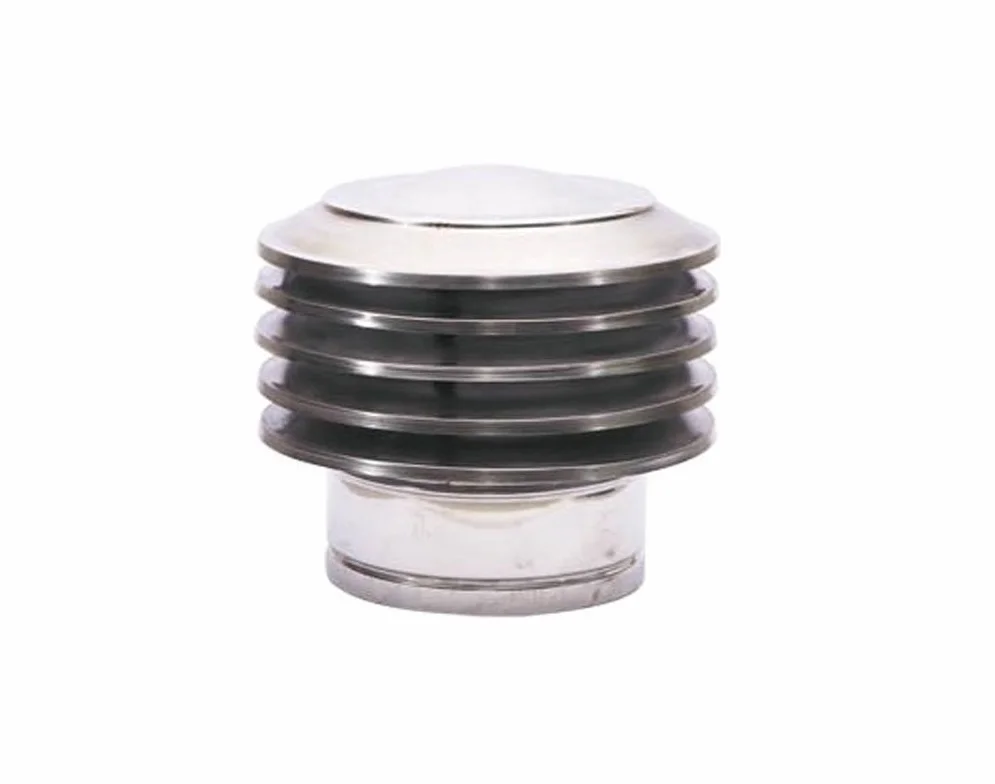 Cubierta de láminas para chimenea, acero inoxidable, accesorio para chimenea, accesorio para chimenea, accesorio para chimenea (130 mm)