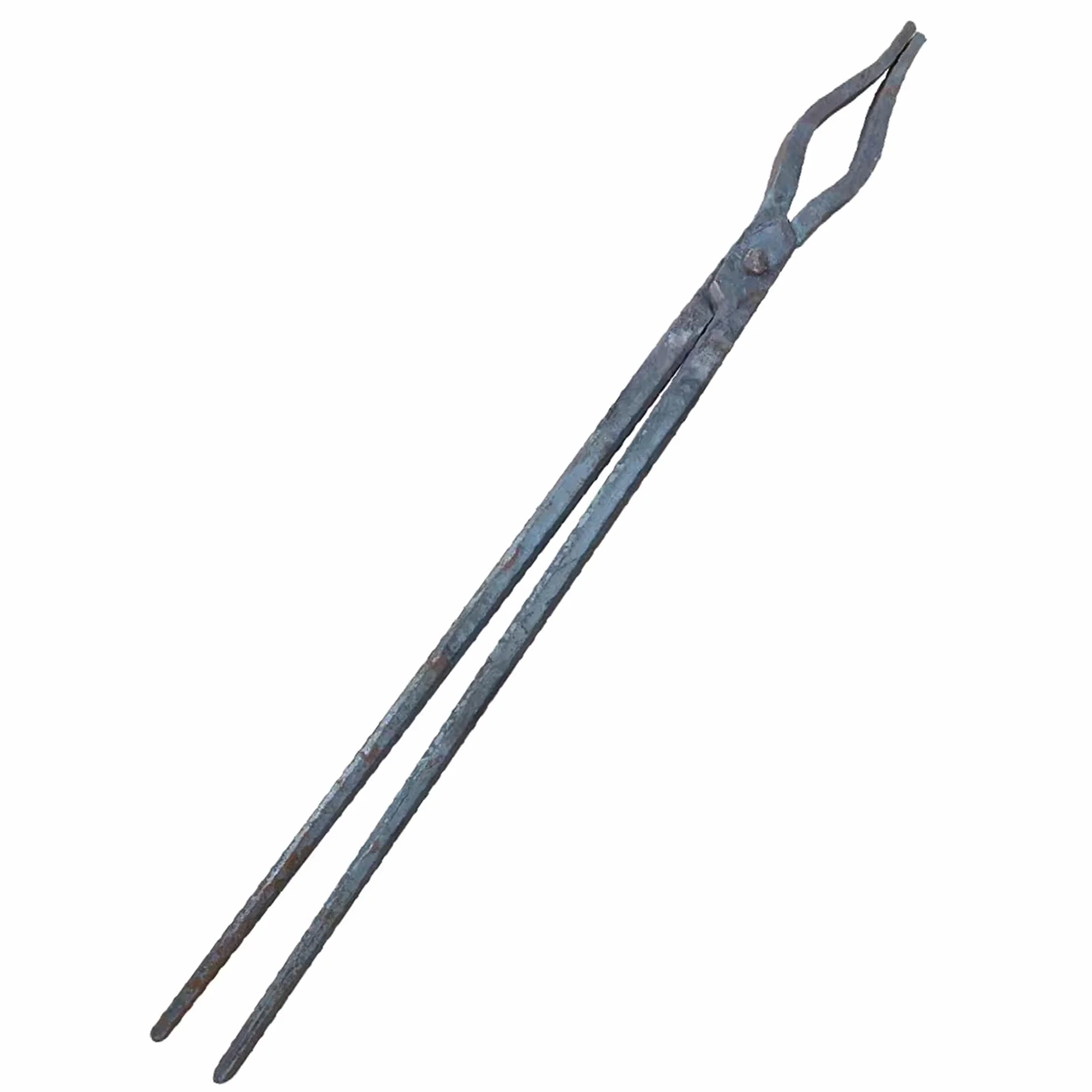Tenaza de forja Pinzas de herrero Pinzas planas Pinzas de herrero de nariz redonda Tenaza de forja de 40-100cm para Anvil Ingeniero Herrero Forja,50cm