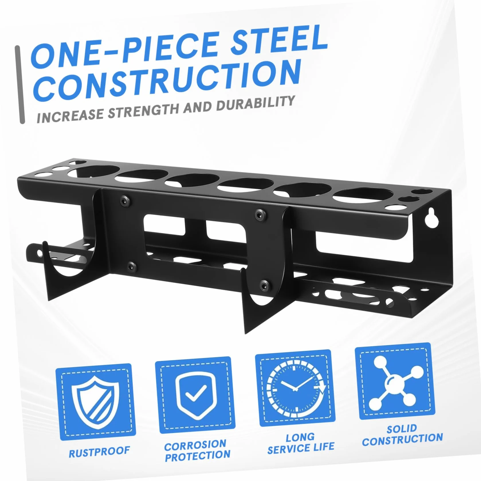 DOITOOL Organizador De Herramientas De Pared Resistente Con Soporte Ajustable Para Tubos De Sellador Estante De Almacenamiento Para Garaje Taller Y Furgoneta Optimiza Espacio Y Facilita Acceso