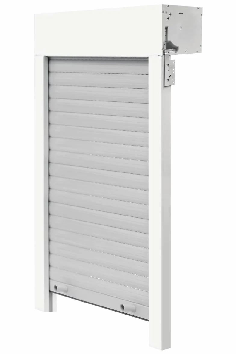 Schellenberg 20097 Juego de persianas enrollables para ventanas, 80 x 100 cm, blanco/gris