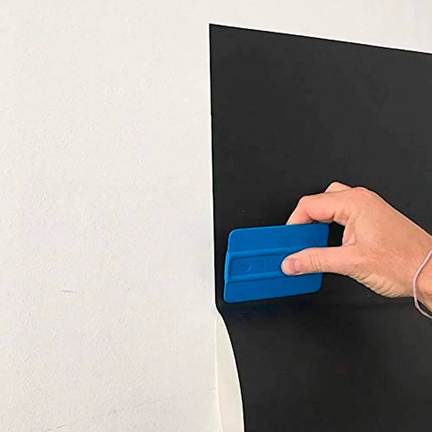 Pizarra Adhesiva Negra 100 x 122 cm Autoadhesiva para Pared con Tizas y Rotuladores