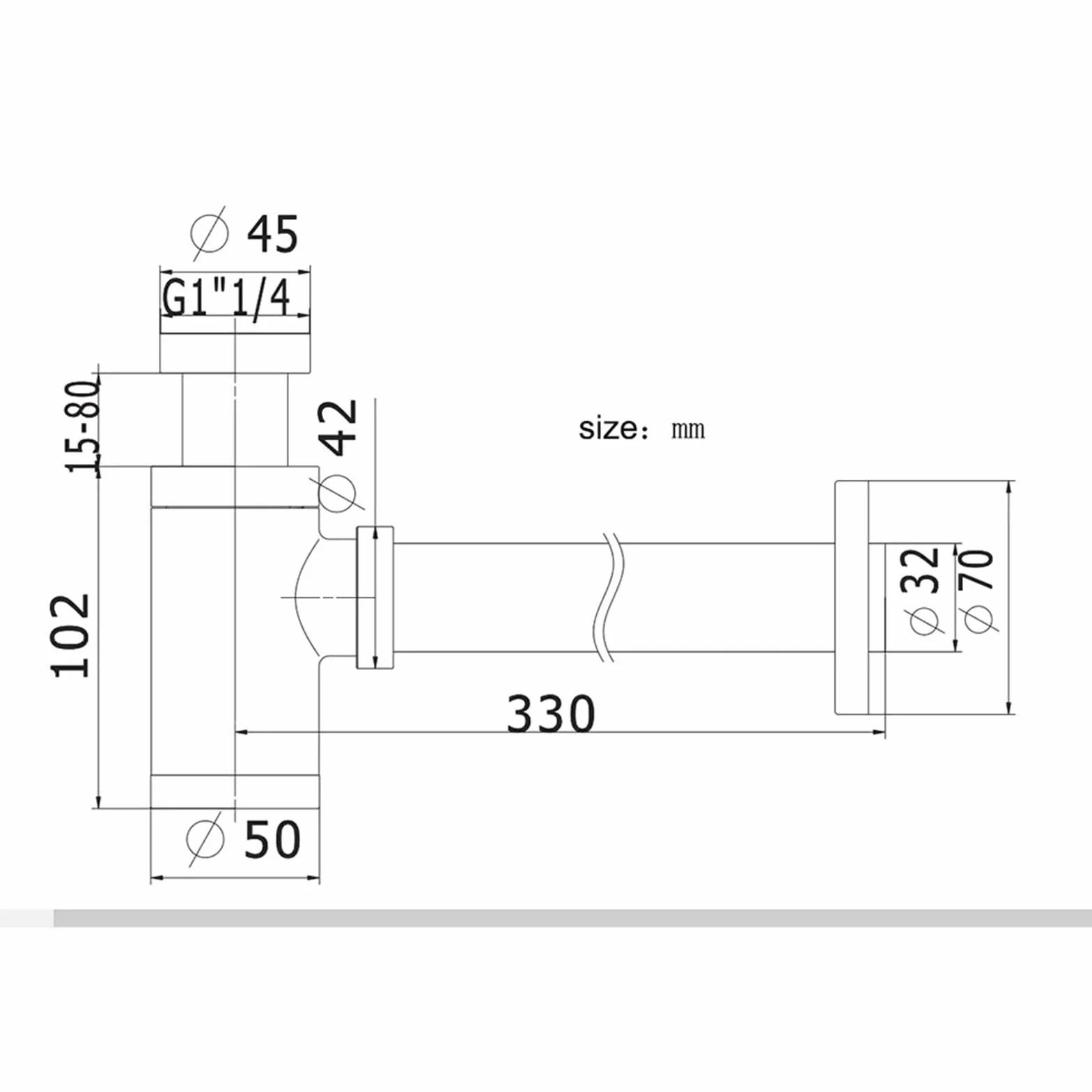 Sifón for lavabo de baño níquel cepillado, moderno juego tapón filtro emergente Para Fregaderos(Nickle NO Ovflow)
