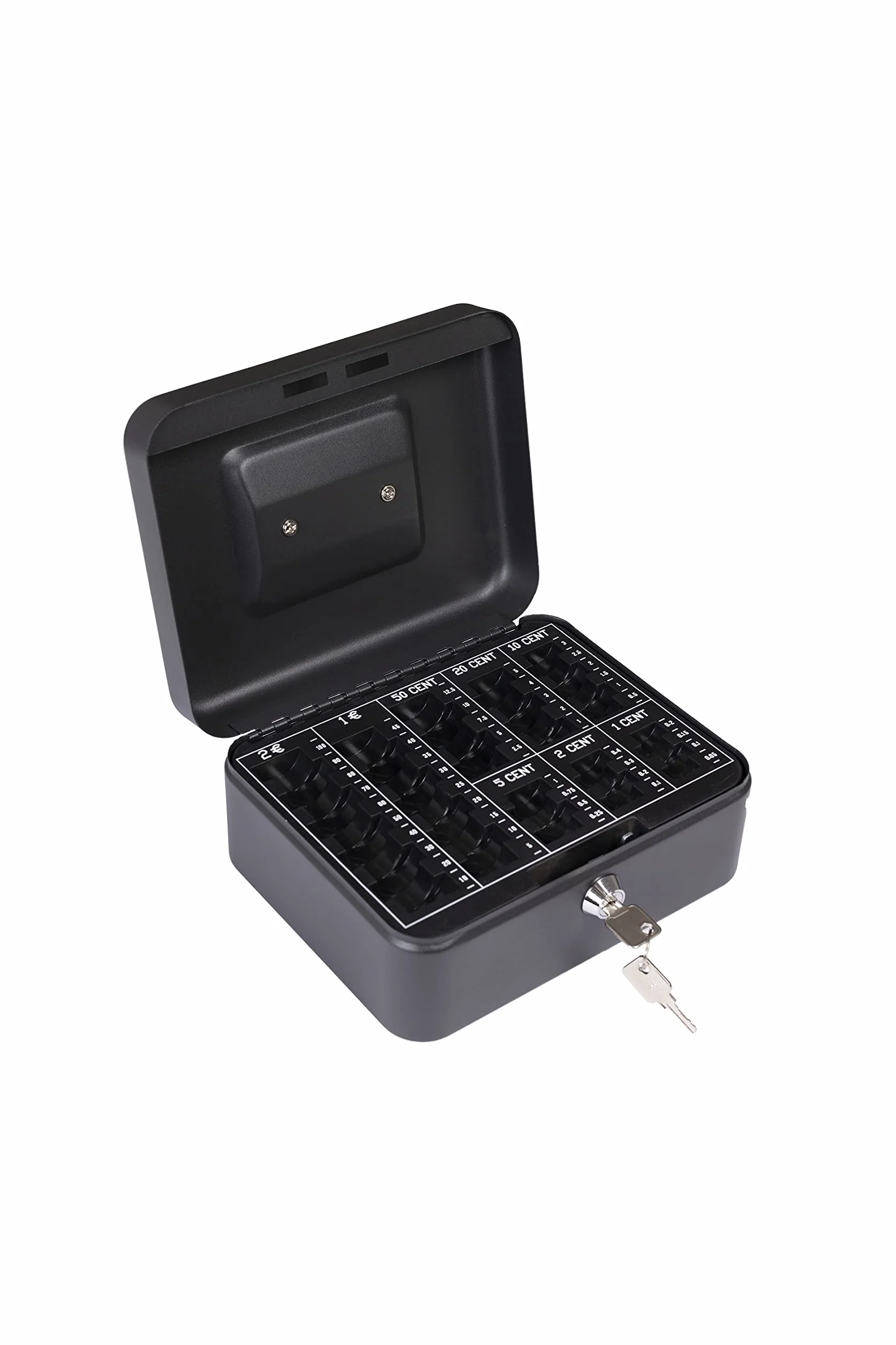 ARREGUI Caja Caudales con Llave C9624-EUR Caja de Seguridad Acero 20 cm Negro