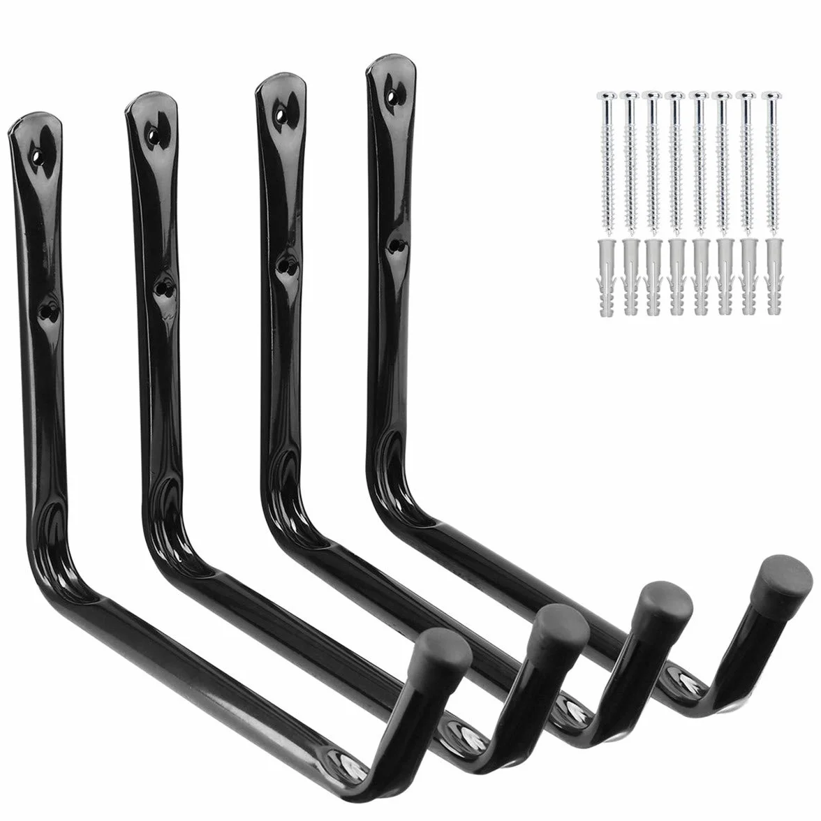 Gancho de almacenamiento de garaje gigante montado en la pared, 32 cm Bastidor colgante de servicio pesado para tabla de surf, escalera, kayak