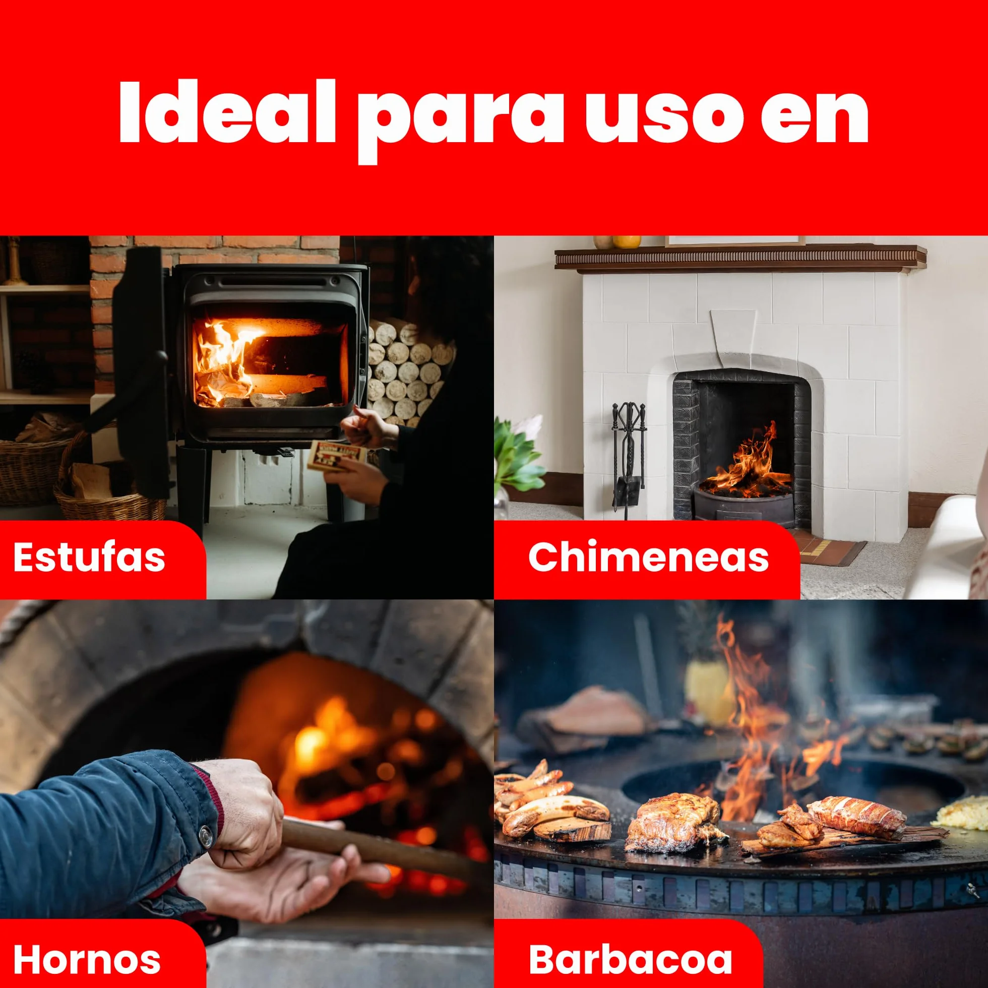 Leña Encina Big Bag 600kg Madera Dura Natural Alta Densidad Calor Intenso Combustión Lenta Ideal Chimenea Estufa Caldera Restaurantes Casas Rurales Bajo Humedad Entrega Volumen Fuego Constante
