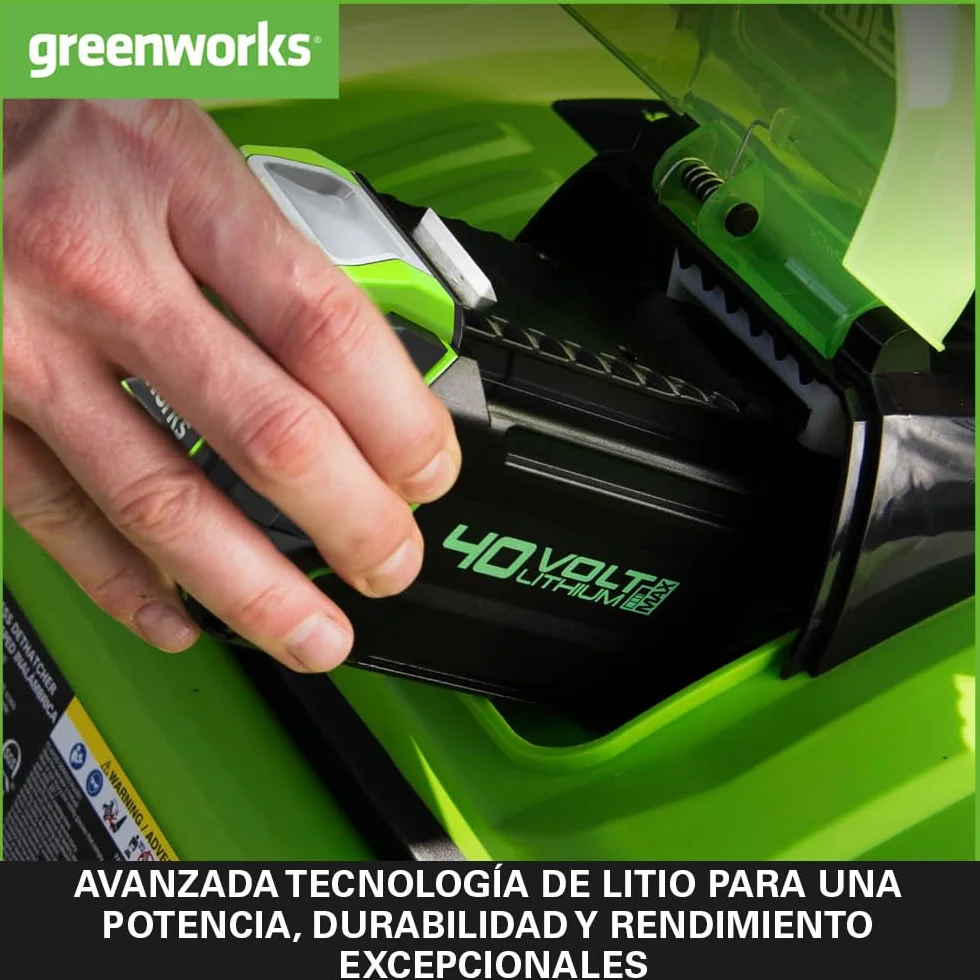 Greenworks Baterías 40V 4Ah - Set de 2, Potentes Original Baterías Iones de Litio para Herramientas Eléctricas y Jardinería Greenworks 40V, Control de Carga LED 3 Etapas, Garantía de 2 Años - G40BK4X