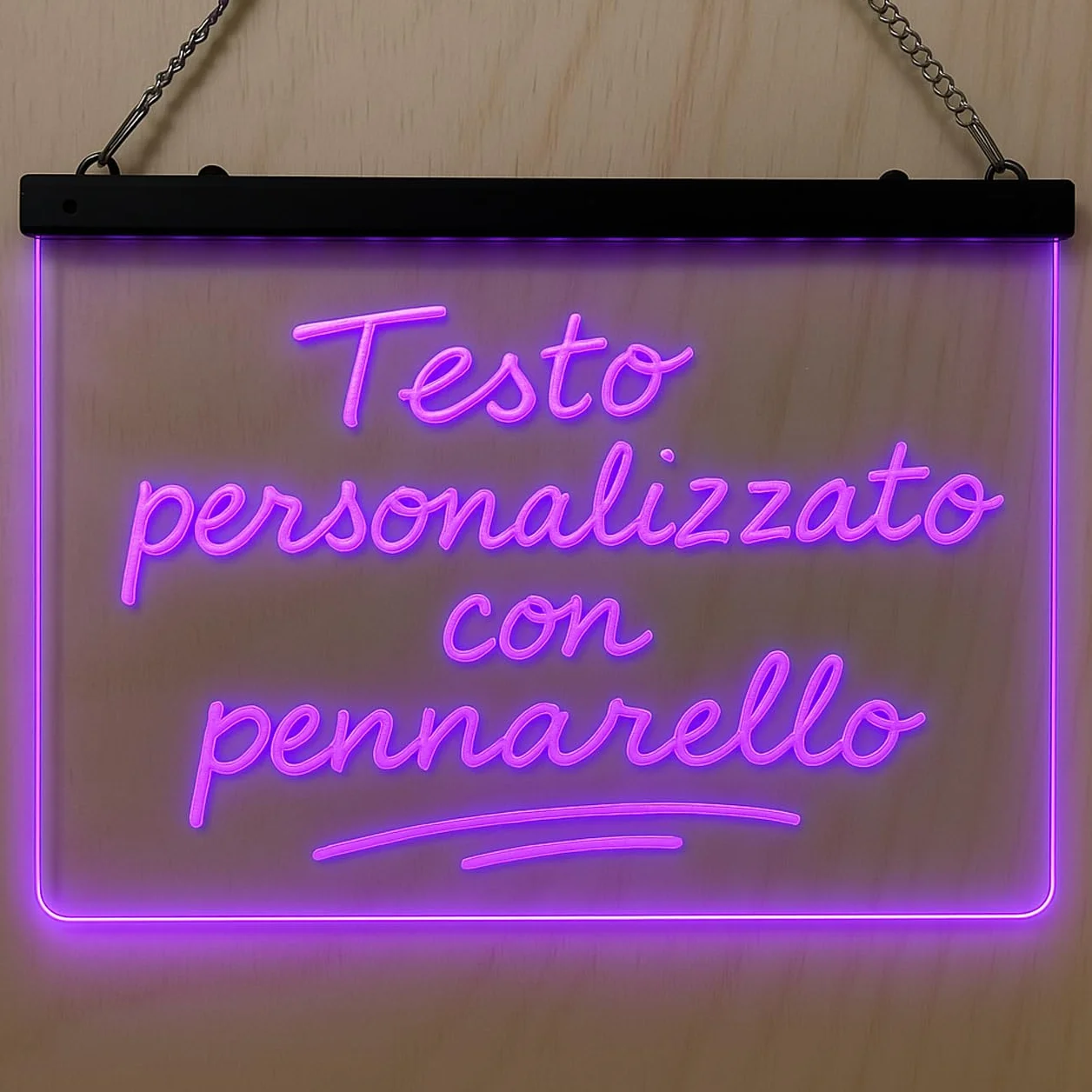 Letrero LED personalizable mesa luminosa luz multicolor para locales bares