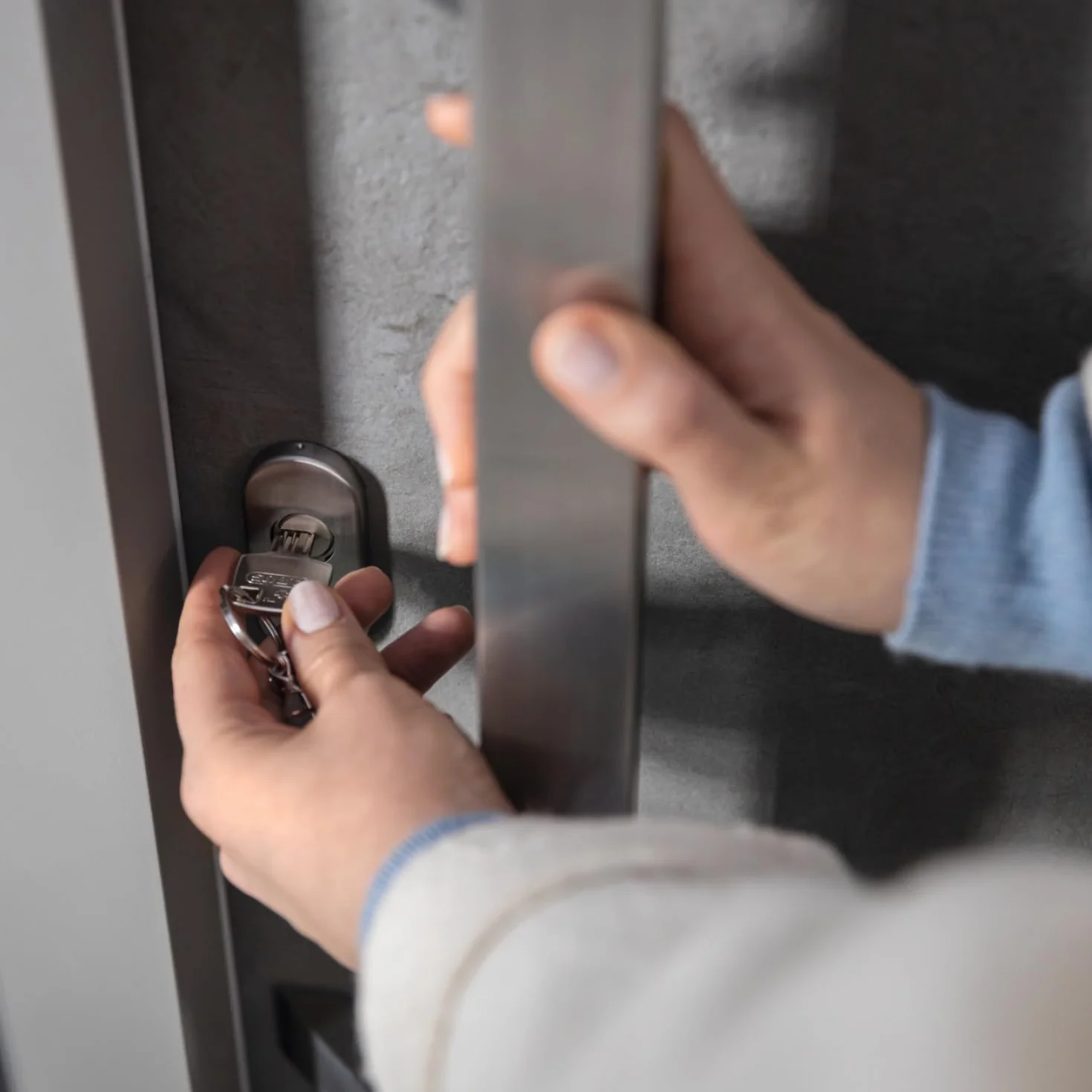 ABUS Cilindro de perfil E30NP 40/40 - cerradura para puertas con función de emergencia y seguridad, incluye 5 llaves - nivel de seguridad ABUS 6