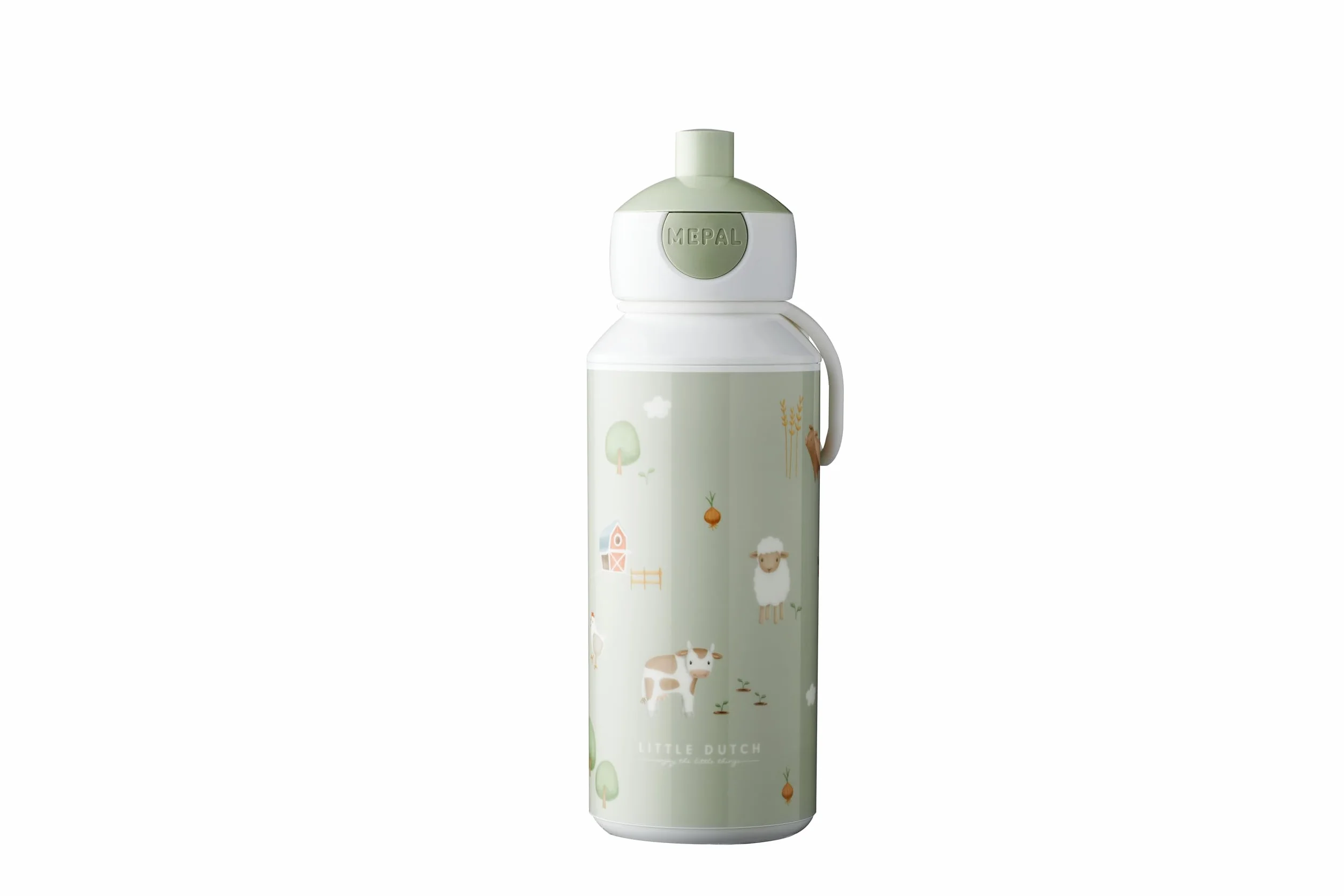 Mepal Botella para Beber Campus Pop-up 400 ml Little Dutch Little Farm Sin BPA