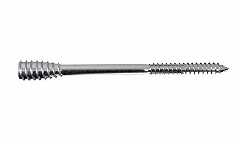 Parco 6066x120 - Tornillos distanciadores (6,0/10,0 x 120 mm, galvanizado, Torx TX25, 100 unidades)
