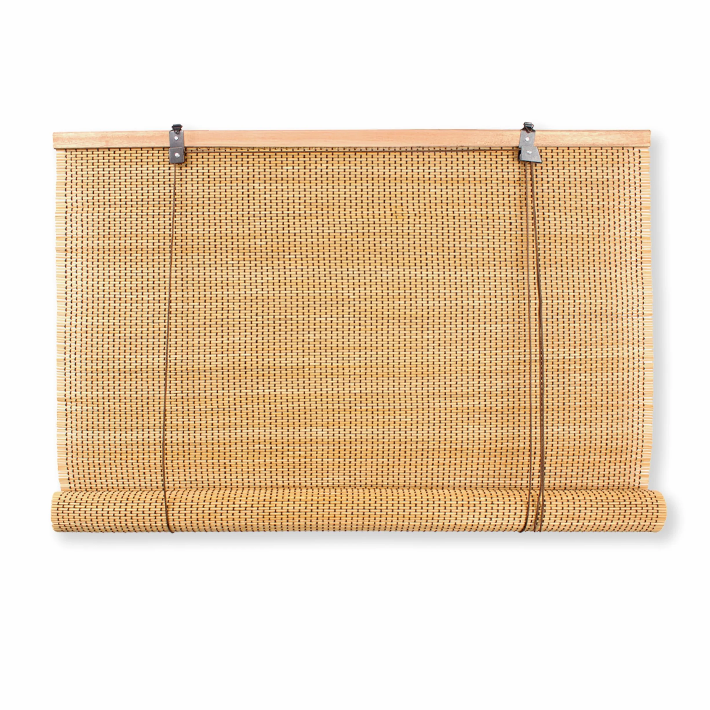 BESCH Persiana Enrollable de Bambú Natural 150x200 cm Estor Rústico Ajustable con Cuerda Cortina para Ventana Protección Luz Privacidad Fácil Instalación Interior Exterior