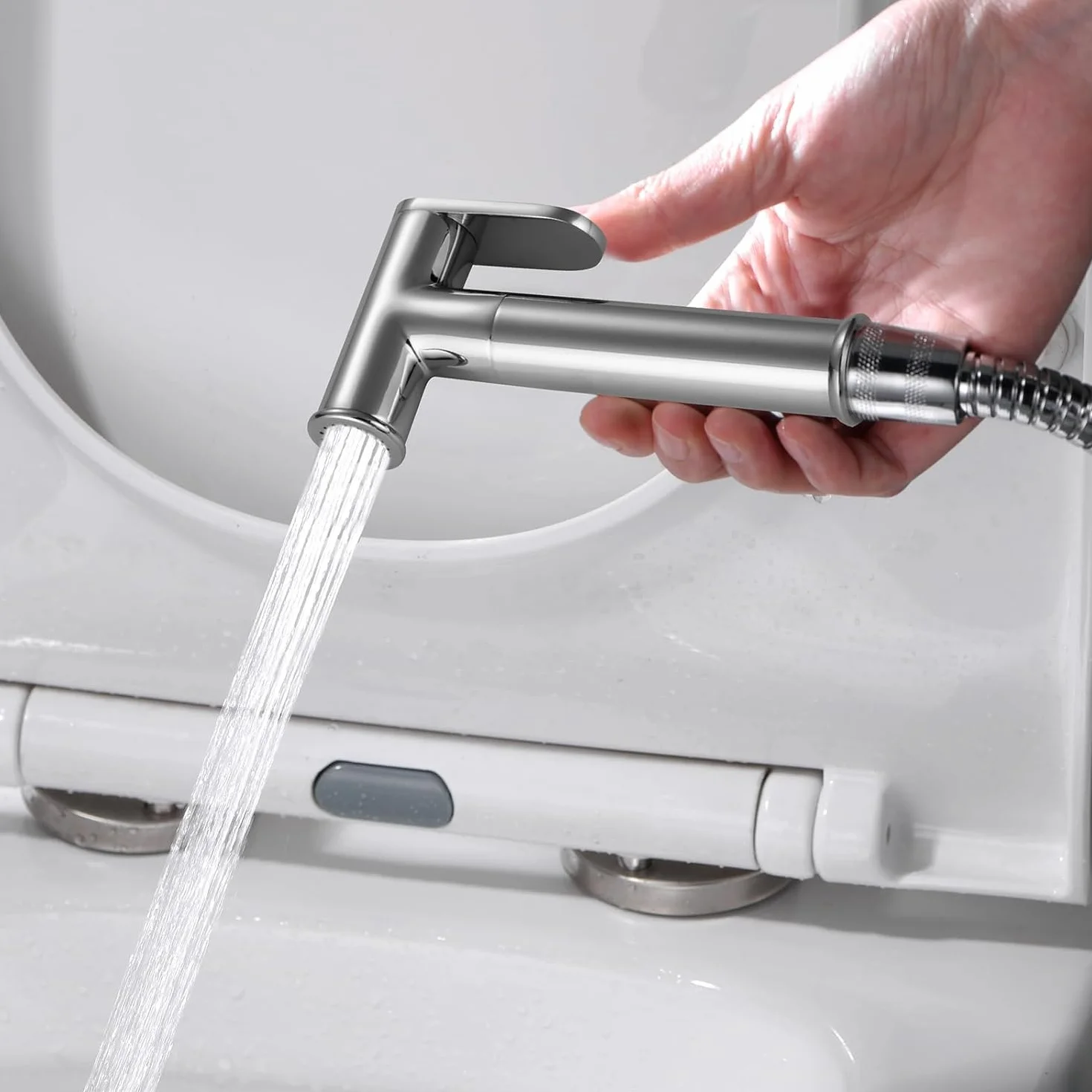 Ibergrif Grifo de Bidet Monomando Empotrar Cromo Cuadrado M22015R