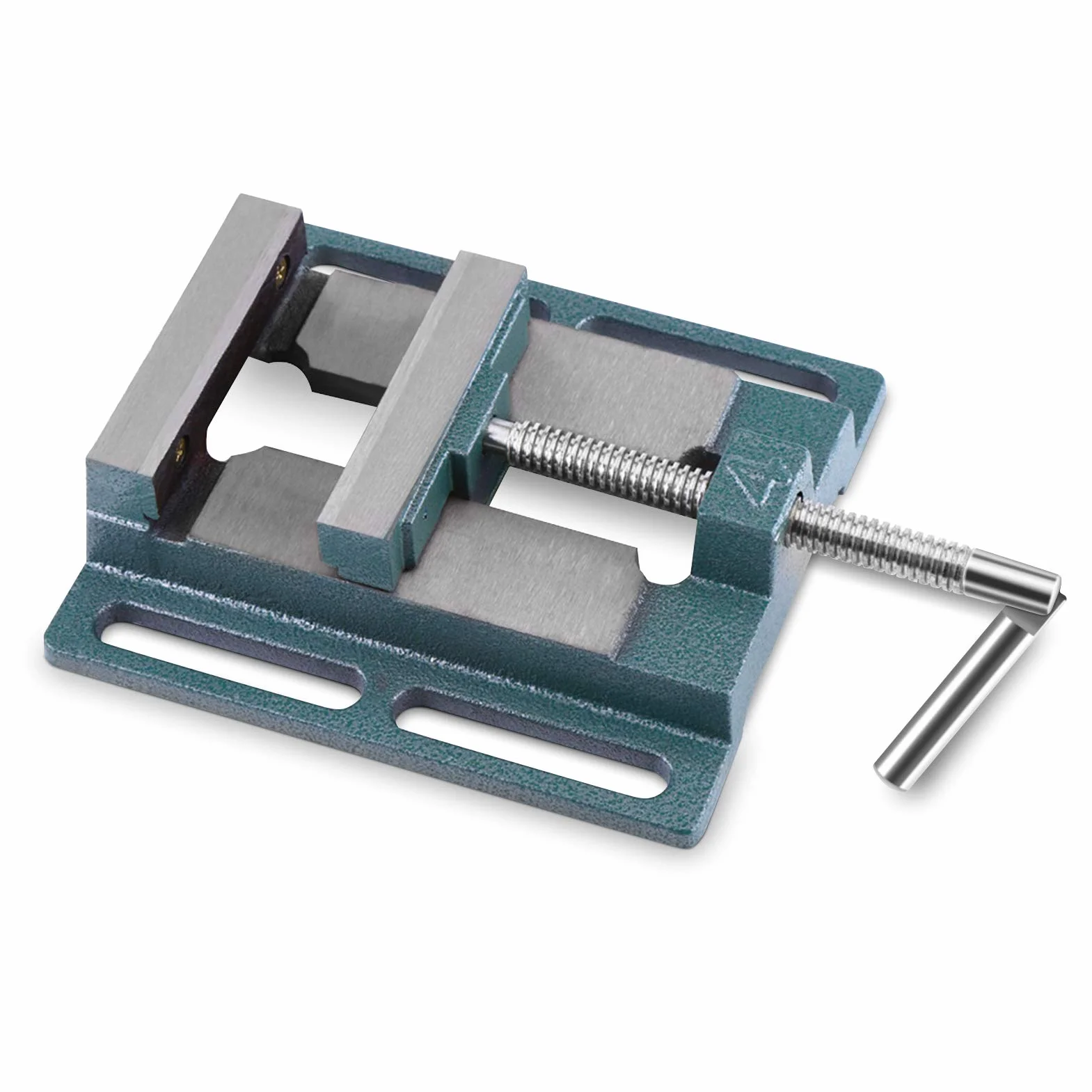 Tornillo de banco de máquina, tornillo de banco de taladro, tornillo de banco de maquinista, 1 pieza resistente de 4 pulgadas de tamaño de apertura, prensa de taladro de fresado, abrazadera de