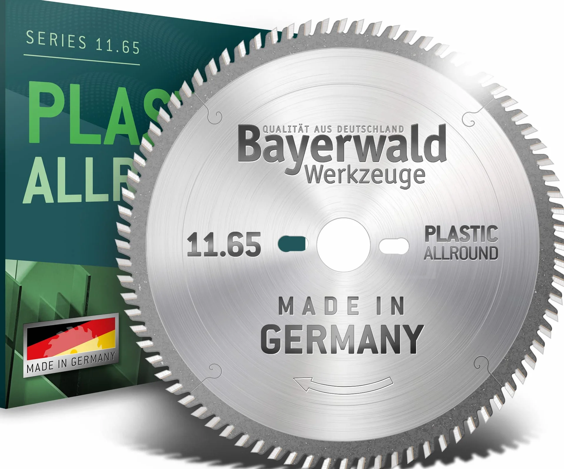 Bayer Bosque – Hm – Hoja de sierra circular 190 mm de diámetro x 2,5 mm x 30 mm | con Alternado (56 dientes) | orificios: 2/7/42 – Hoja de sierra especial para acrílico & plásticos