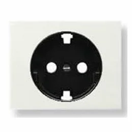 Niessen olas - Tapa enchufe 2 polos+tierra schuko serie olas blanco jazmin