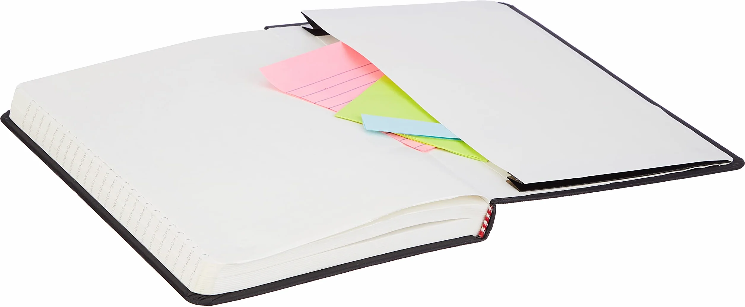 Amazon Basics Cuaderno clásico A5 liso negro