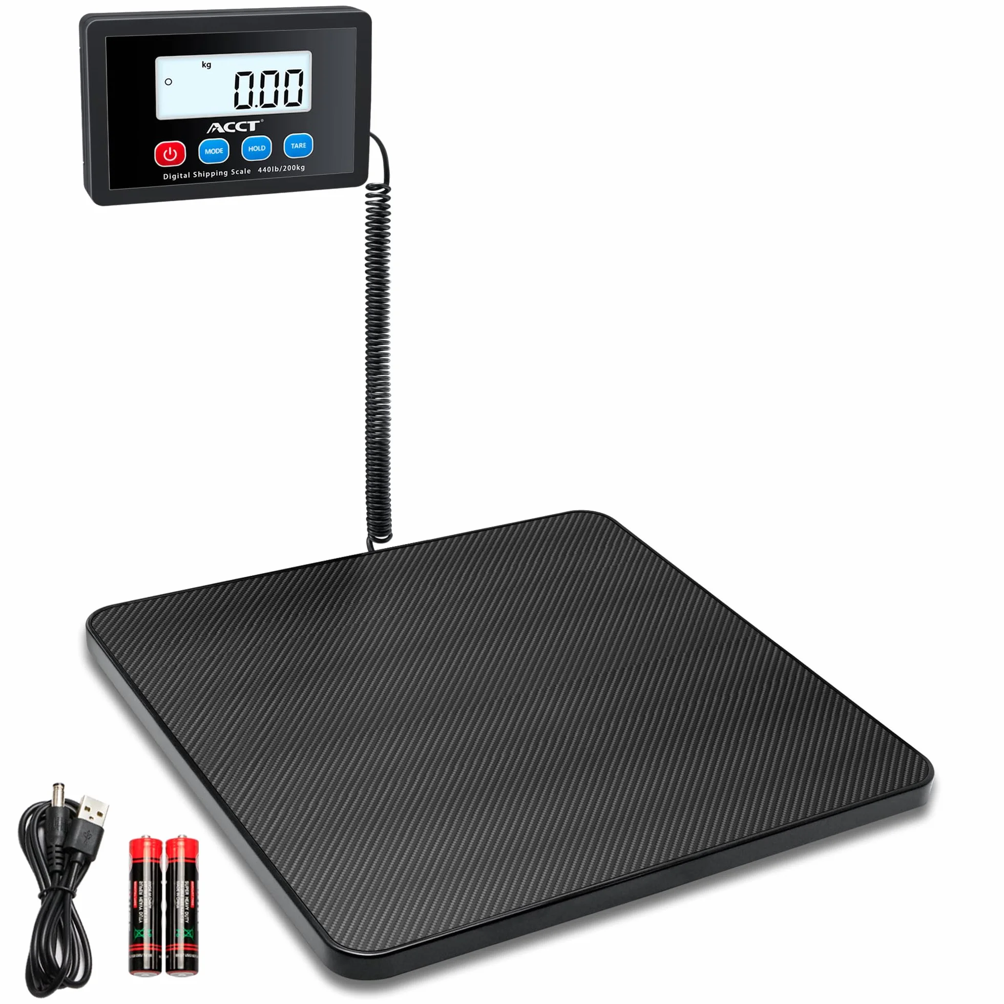 Balanza Postal 440lb Digital con Retención Tara Auto-off para Paquetes