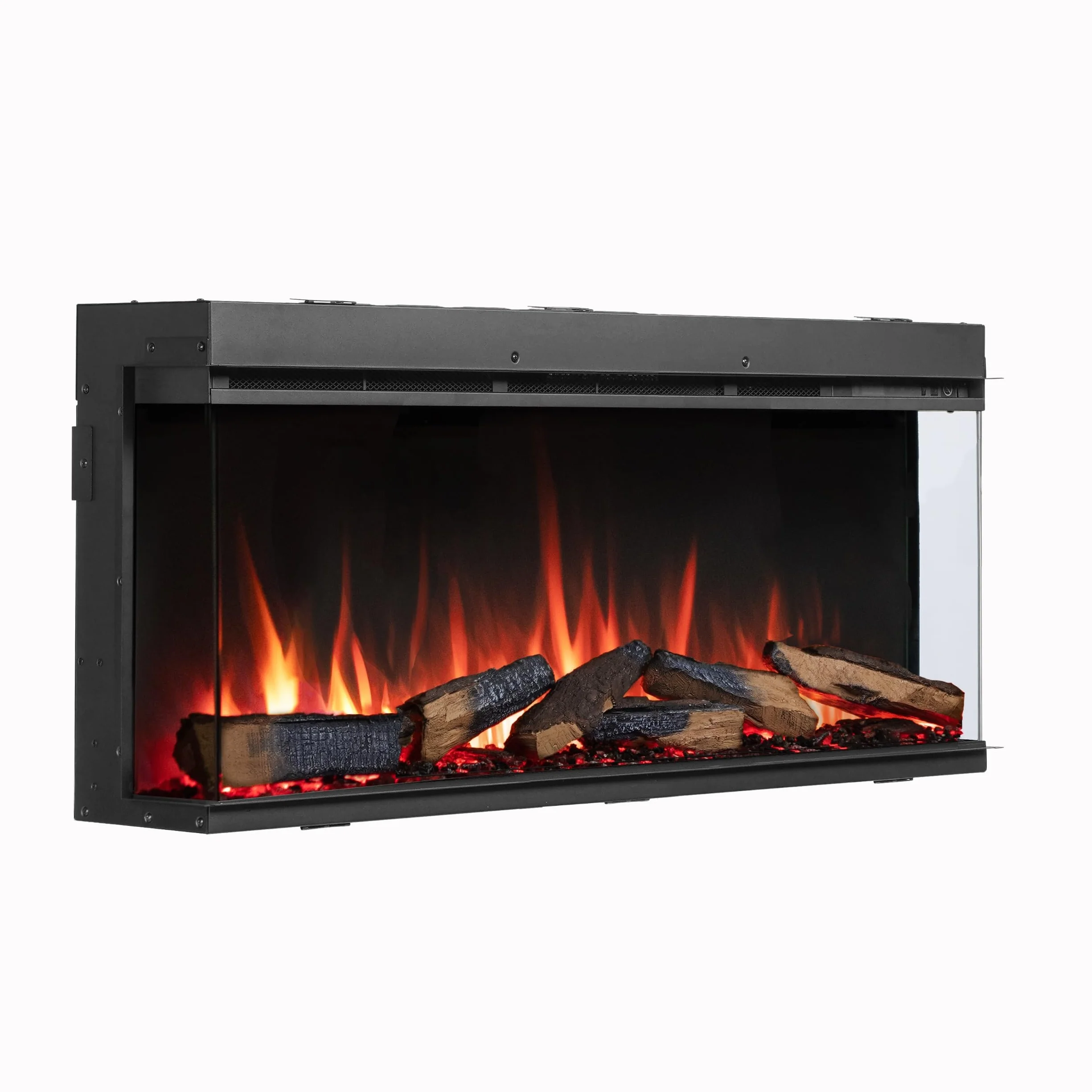 BALDERIA Athena 44 - Chimenea electrica empotrable, Calefactor bajo Consumo 1500W