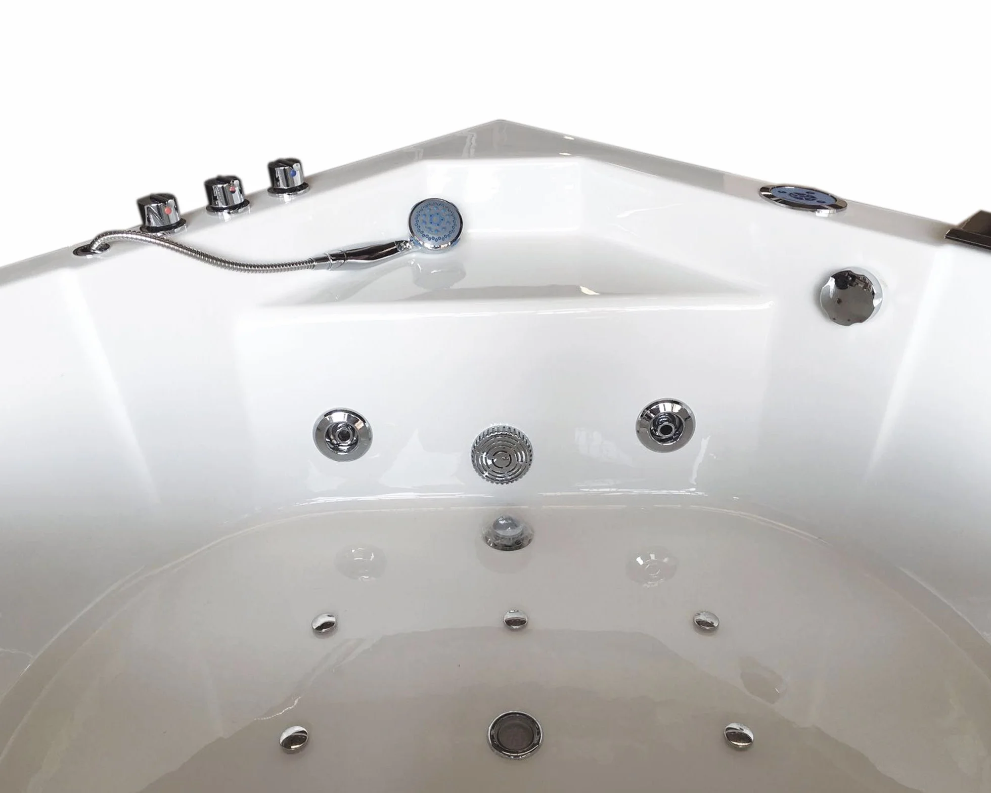 Bañera hidromasaje 150x150 Bañera de Esquina SPA hidromasaje SPA Ibiza para 2 Nueva 150 x 150!