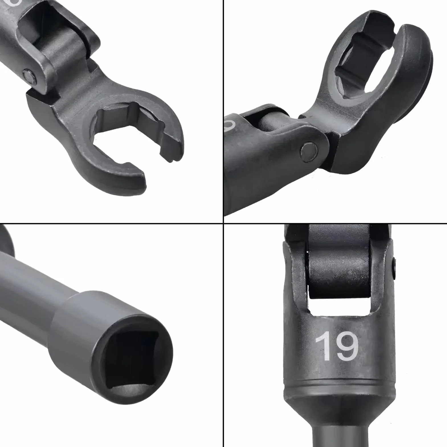 Juego de llaves dinamométricas, llave de gallina ajustable | Juego de llaves de de acero resistente de cromo vanadio para reparación de coches,