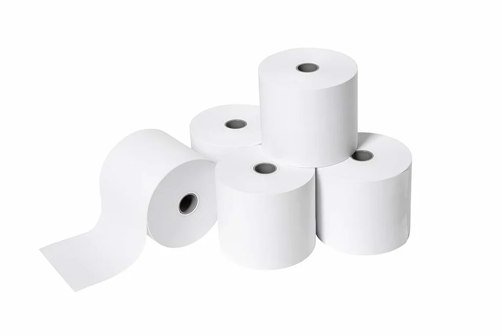 GENIE 11175 - Rollos de papel, 57x 40x 12 mm, Blanco, 5 Unidad ( Paquete de 1)