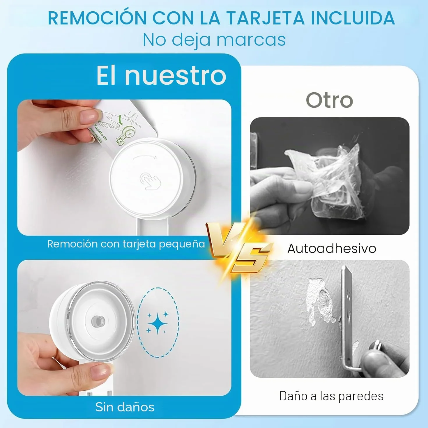 Luxear Gancho Ventosa Baño 4 Piezas Ultra Fuerte Sin Agujeros Colgador Toallas Ventosa Impermeable Reutilizable Percha Ventosa MAX 5kg para Toallas Cocina Pared Puerta Ropa