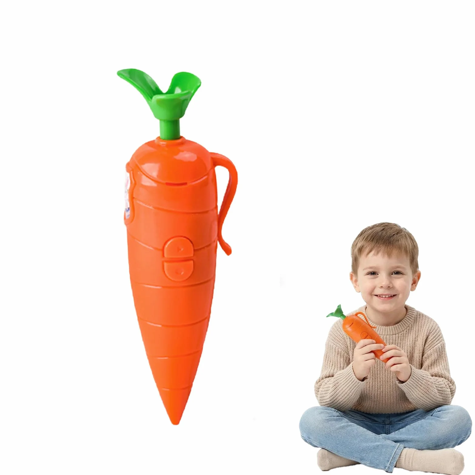 Pluma de grabación de audio zanahoria 60 segundos memoria voz tinta recargable regalo educativo niños estudiantes