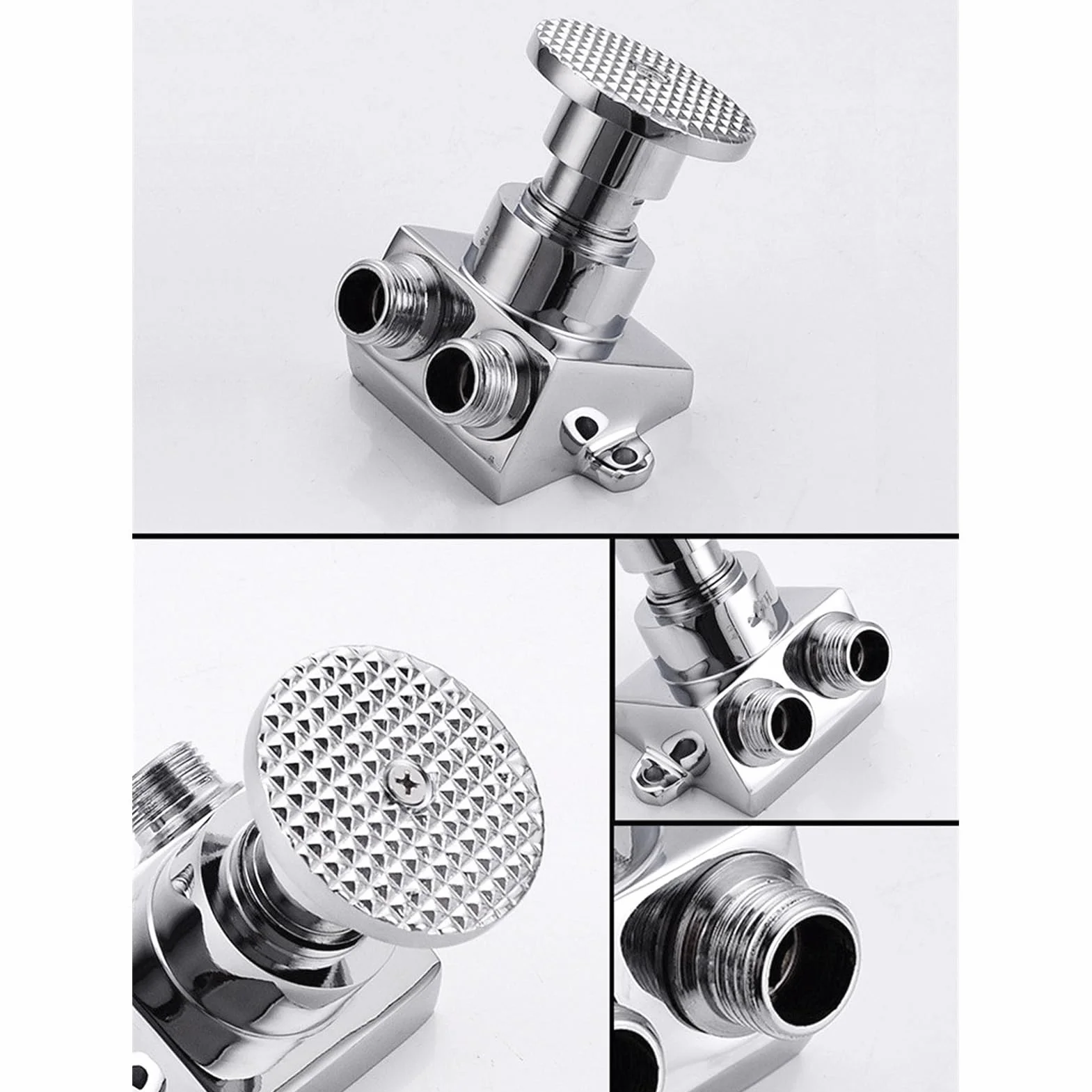Grifo de Pedal Sin Contacto, Grifo Mezclador de Agua Fría Y Caliente para Montaje en Suelo, para Fregadero de Cocina, Dispositivo de Lavado de Manos de Laboratorio, Lugar Público