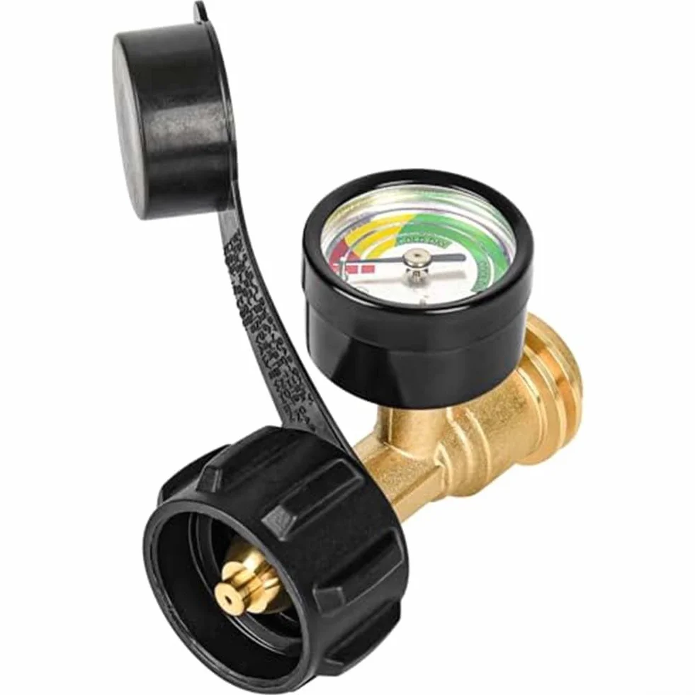 Medidor de tanque de gas, indicador de nivel de tanque con detector de fugas, medidor de gas para GLP, propano, butano, cilindro de gas, monitor de botella