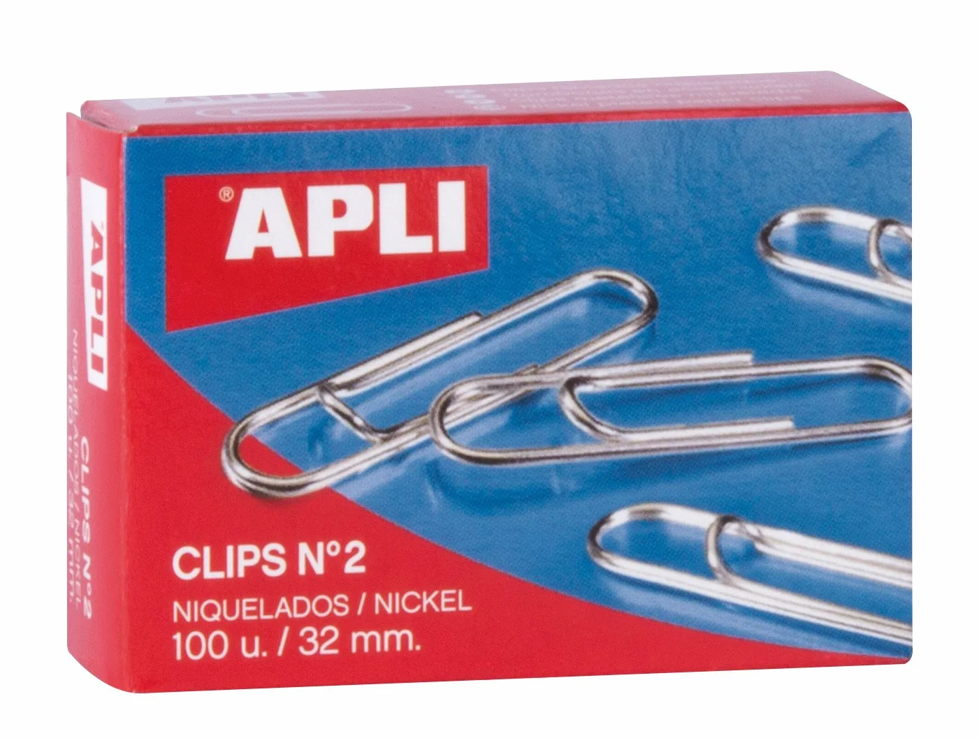 APLI pack de clips galvanizados 32 mm 1000 unidades