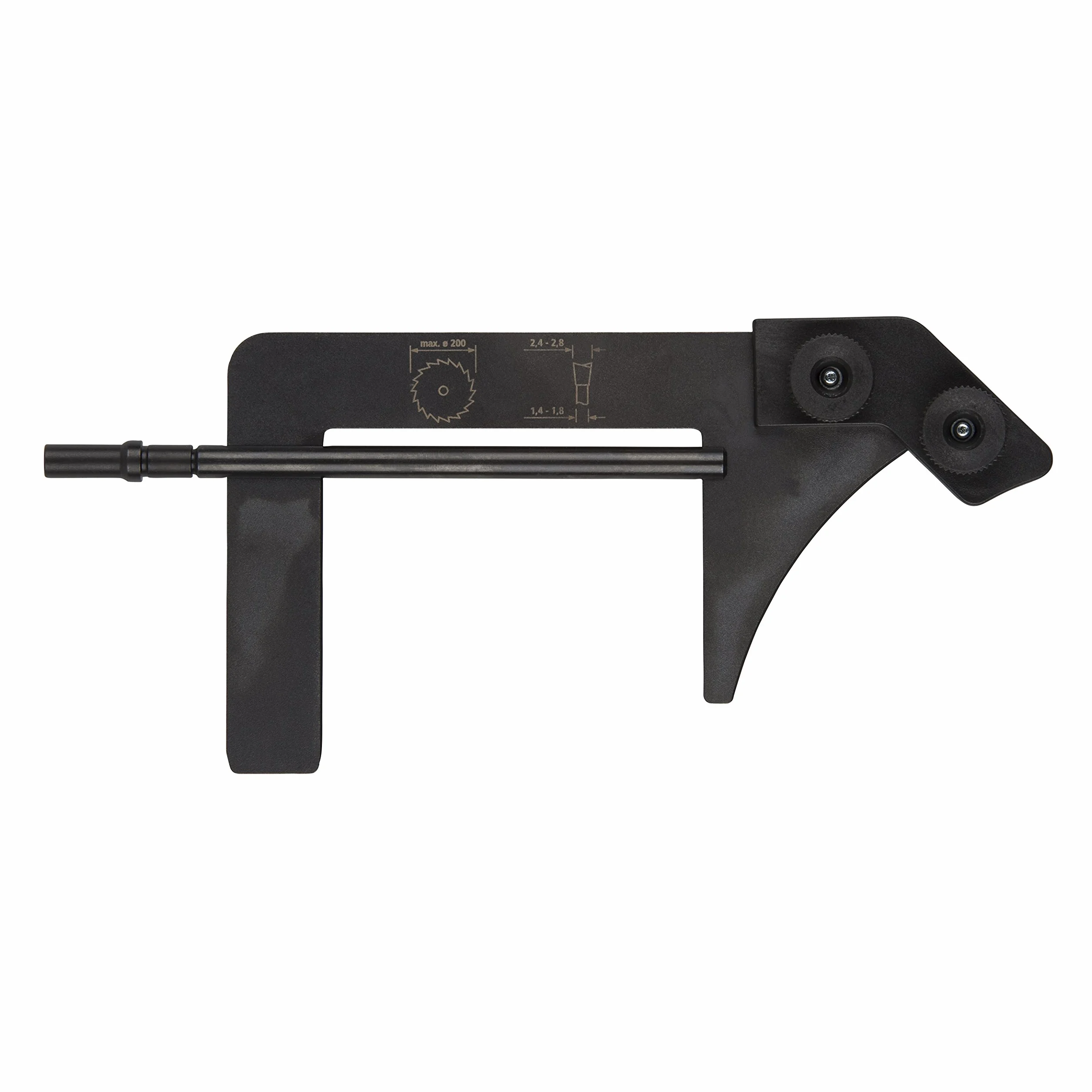 wolfcraft Cuchillo divisor para MASTER cut 2200/2500 / 2600, Ø 160-200 mm I 6917000 I Para un uso seguro de sierras circulares de mano sin cuchillo divisor