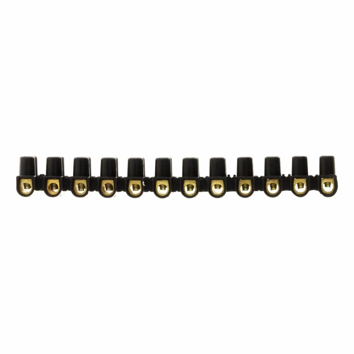 Barras de 12 soportes 6 mm² negro Zenitech