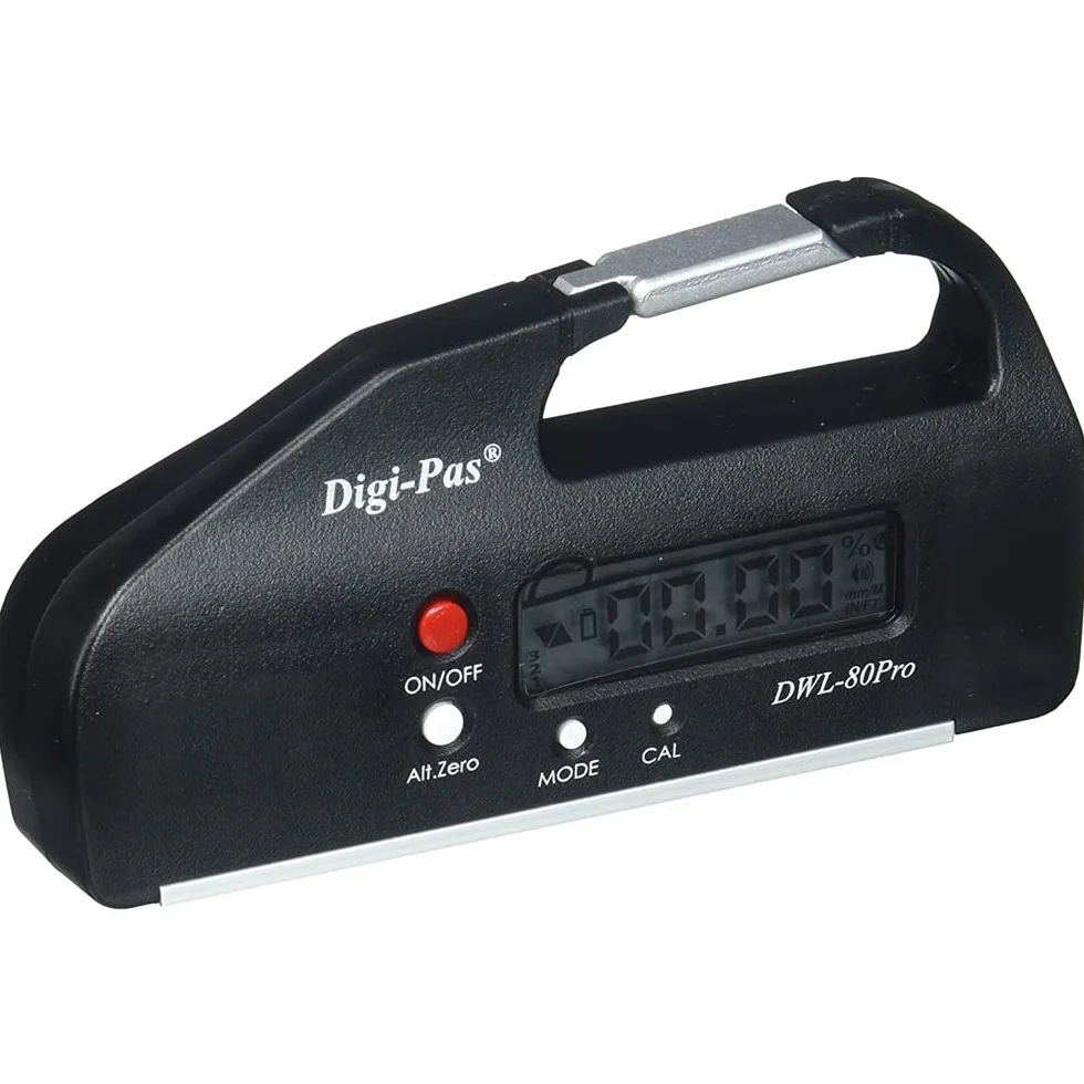 Digi-Pas DWL 80 Pro - DWL80Pro BOLSILLO nivel electrónico (10,7 cm / 0,05? Solución R)